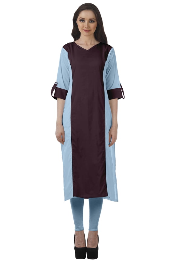 Women's Ethnic Clothing Long Straight Punjabi Kurta For Women Indian Casual Dress