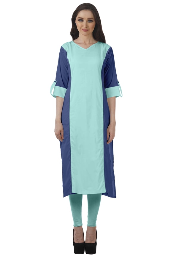Women's Ethnic Clothing Long Straight Punjabi Kurta For Women Indian Casual Dress