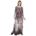 thumbnail image 1 of Moomaya Women's Sexy Swimsuit Cover Up Caftan Kimono Sleeve Beachwear Sheer Kaftan, 1 of 7