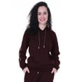thumbnail image 1 of Moomaya Women's Solid Navy Blue Hoodie Casual Full Sleeve Jogger Top Pullover, 1 of 9
