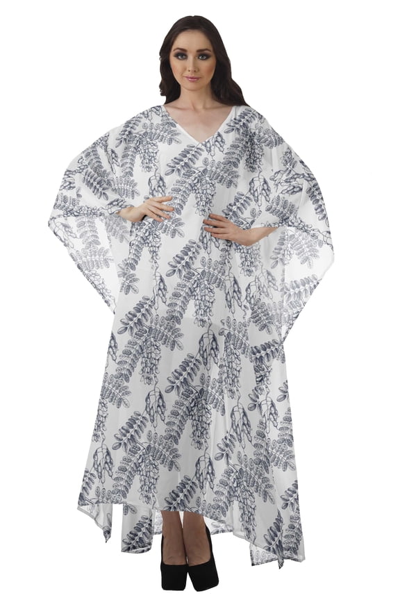 Women's Swimsuit Cover up Caftan Swimwear Sheer Turkish Kaftans Beach Long Dress