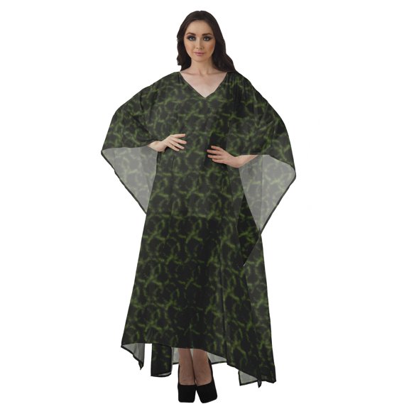 Moomaya Women's Swimsuit Cover up Caftan Swimwear Sheer Turkish Kaftans Beach Long Dress