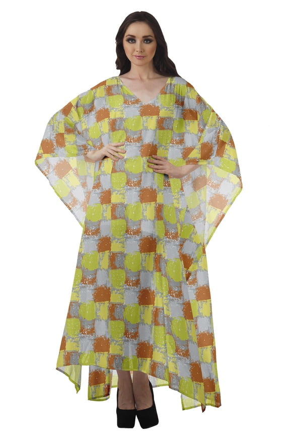 Women's Swimsuit Cover up Caftan Swimwear Sheer Turkish Kaftans Beach Long Dress