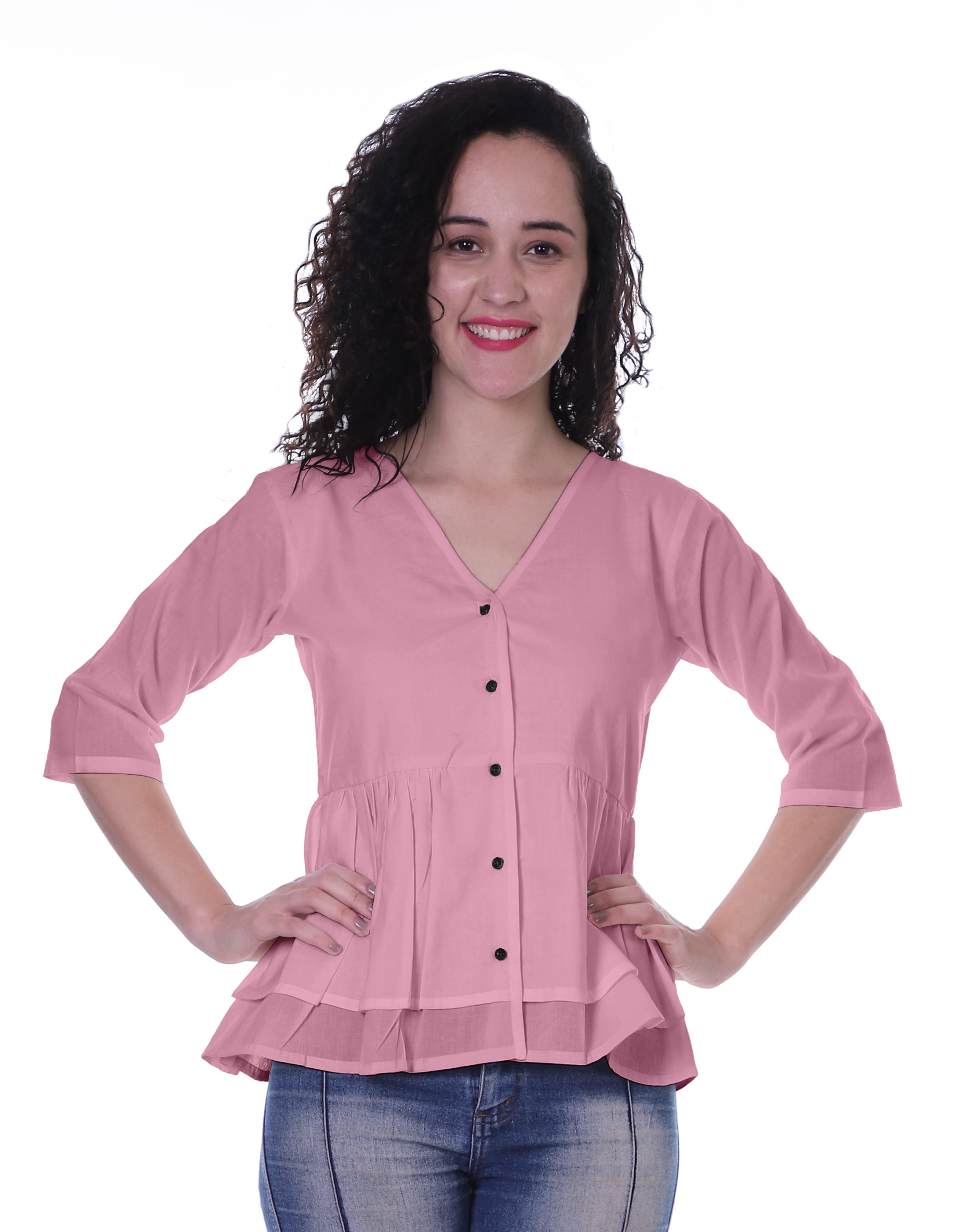 peplum tunic tops