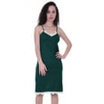 thumbnail image 1 of Moomaya Womens Lace V Neck Nightgown Spaghetti Strap Sleepwear Nightdress-Q15, 1 of 8