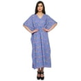 thumbnail image 1 of Moomaya Womens Long Beach Kaftan Beachwear Bikini Coverup Dress Kaftan Plus Size - L-XL, 1 of 6