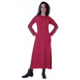 thumbnail image 1 of Moomaya Womens Long Sleeve Pullover Hoodie Maxi Dress Pockets Casual Long Dresses, 1 of 7