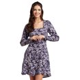thumbnail image 1 of Moomaya Womens Long Sleeves Dress, Square Neck Short Length Casual Mini Dress, 1 of 8
