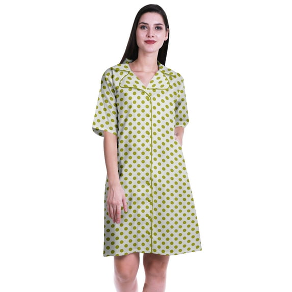 Moomaya Womens Night Shirt For Sleeping Printed Sleepwear Nightdress-S-XXL