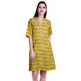 thumbnail image 1 of Moomaya Womens Night Shirt For Sleeping Printed Sleepwear Nightdress-S-XXL, 1 of 6