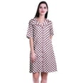 thumbnail image 1 of Moomaya Womens Night Shirt For Sleeping Printed Sleepwear Nightdress-S-XXL, 1 of 6