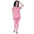 thumbnail image 1 of Moomaya Womens Nightwear Set Pyjama Cotton Sleepwear 2 Pcs Nightdresses, 1 of 7