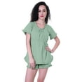 thumbnail image 1 of Moomaya Womens Nightwear Set w/ Shorts Cotton Sleepwear 2 Pcs Nightdresses, 1 of 7