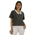 thumbnail image 1 of Moomaya Womens Peter Pan Lace Collar Top Plain Jersey Short Casual Tshirt, 1 of 8