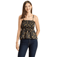 thumbnail image 1 of Moomaya Womens Printed Shoulder Strap Top, Square Neck, Smocked Casual Summer Cotton Top, 1 of 7