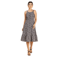 thumbnail image 1 of Moomaya Womens Printed Sleeveless Dress, Knee Length Cotton Dress, 1 of 8