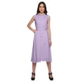 thumbnail image 1 of Moomaya Womens Sleeveless Lapel Collar Dress With Pockets Printed Summer Wear, 1 of 5