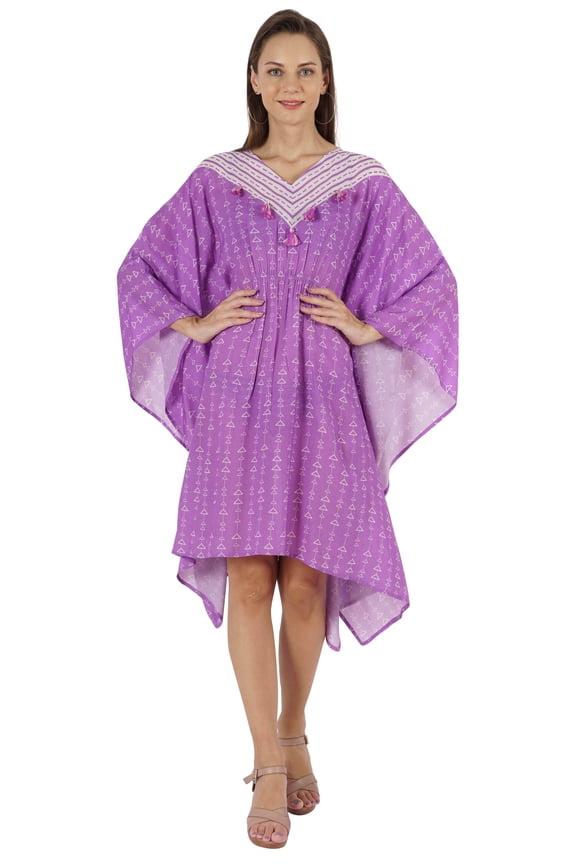 Womens Summer Beachwear Party Kimono Kaftan Printed Caftan Gown Maxi Dress