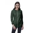 thumbnail image 1 of Moomaya Womens Zip Up Hoodie Full Sleeves Top w/ Pockets Casual Hoodies, 1 of 9