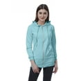 thumbnail image 1 of Moomaya Womens Zip Up Hoodie Full Sleeves Top w/ Pockets Casual Hoodies, 1 of 9