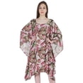 thumbnail image 1 of Moomaya WomensShortTunicKaftanCasual Kimono Mini Beach Dress Swimsuit Cover Up Dresses, 1 of 7