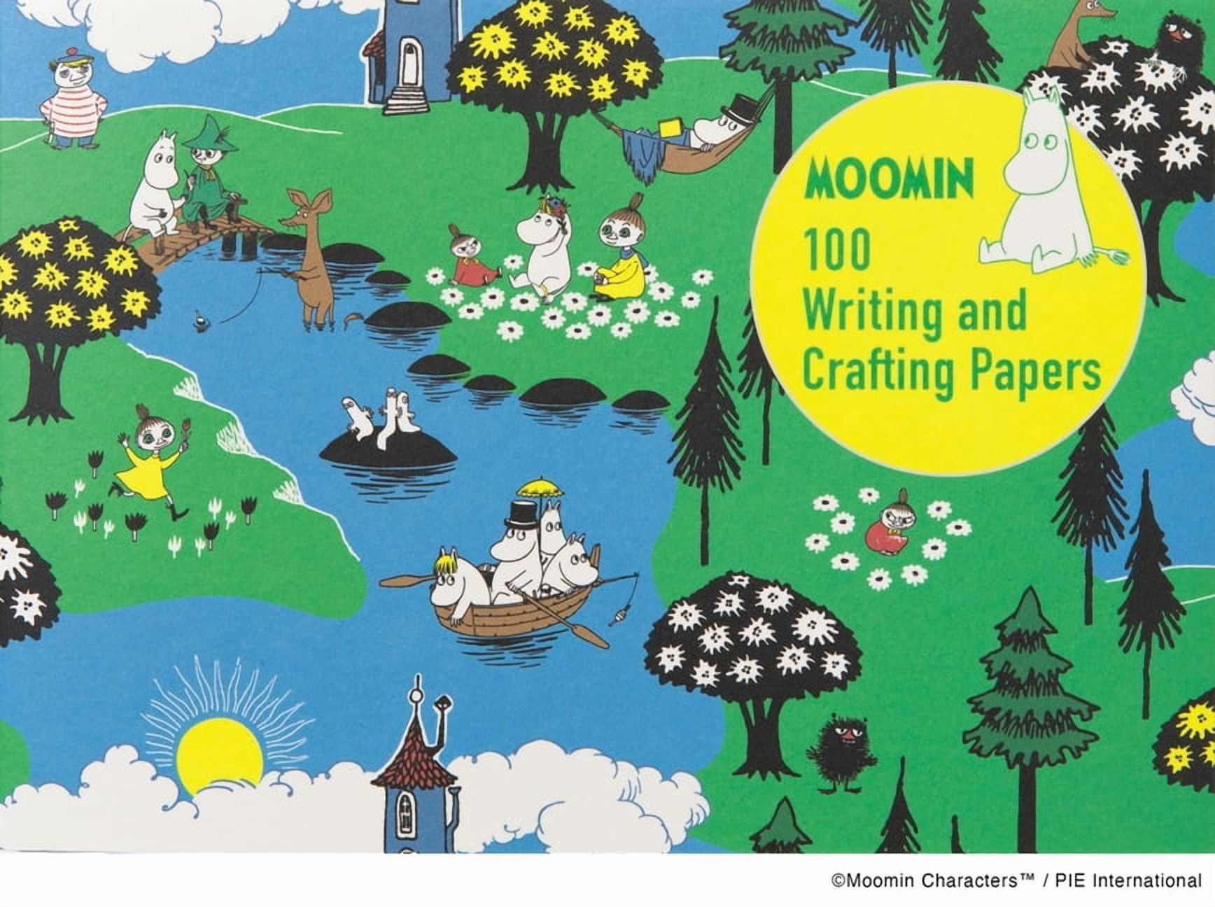 Pie 100 Writing & Crafting Paper Moomin 100 Writing & Crafting Papers, (Paperback)