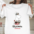 thumbnail image 1 of Moomin Moomintroll Moominmamma Flowers Nordic Art Unisex T-Shirt, up to size 3XL., 1 of 2