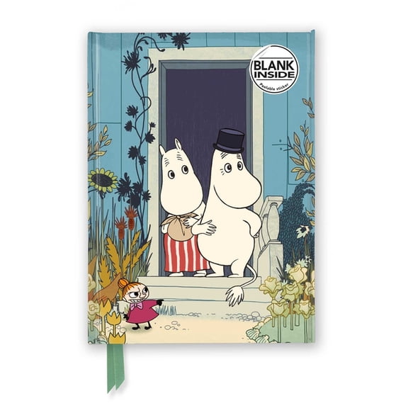 Flame Tree Blank Notebooks Moomins on the Riviera (Foiled Blank Journal), (Hardcover)