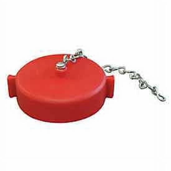 Moon American 664-252, Fire Hose Red Hose Cap, 2-1/2" NH, Plastic