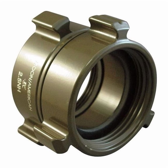 Moon American Fire Hose Adapter,Straight,NPSHxNPSH 379-1511514