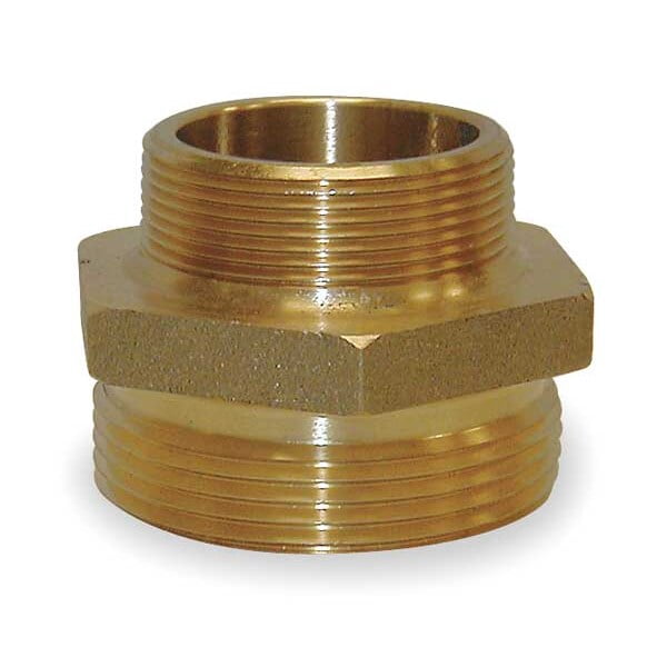 Moon American Fire Hose Adapter,Straight,NPTxNH 358-2062521 - Walmart ...