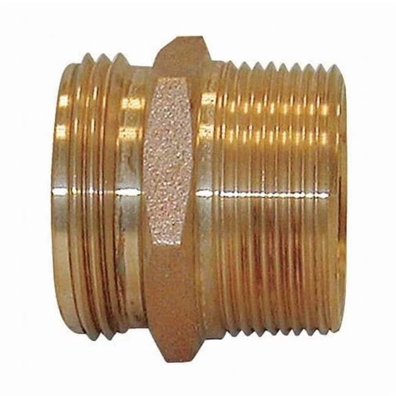 Moon American Fire Hose Adapter,Straight,NPTxNH 358-2562521