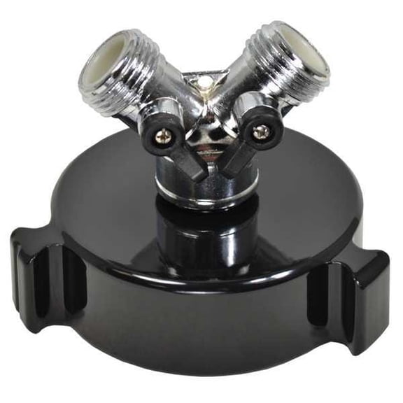 Moon American Hazmat Adapter,2-1/2 NH,(2) 3/4 Male GHT 428-2520754