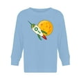 thumbnail image 1 of Moon And Rocket Long Sleeve Toddler -Image by Shutterstock,  2 Toddler, 1 of 4