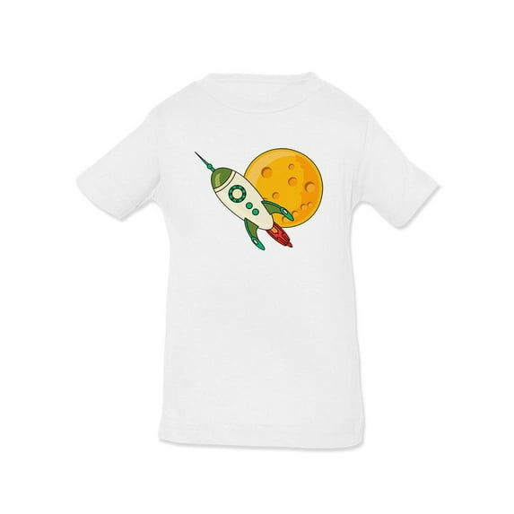 Moon And Rocket T-Shirt Infant -Image by Shutterstock, 12 Months