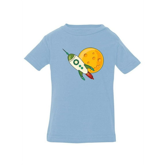 Moon And Rocket T-Shirt Infant -Image by Shutterstock, 6 Months