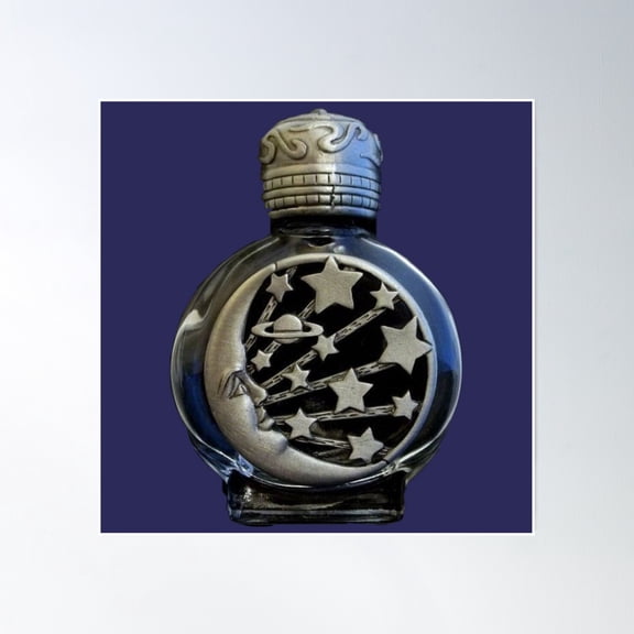 Moon And Star Jar Poster Wall Art, Modern Wall Decor, 24x24 UNFRAMED