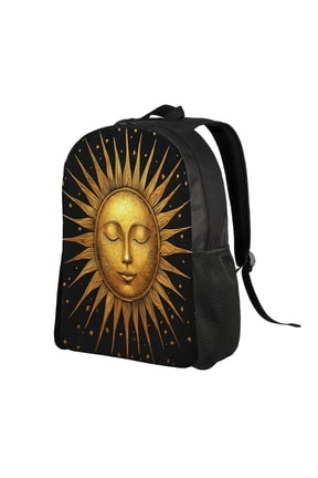 Moon And Sun Backpack Double Shoulder Backpack Durable, Spacious, Ergonomic Design for Travel, Work & Outdoor Use