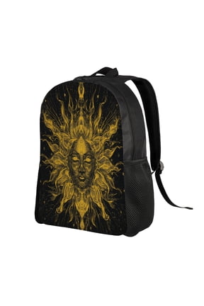Moon And Sun Backpack Double Shoulder Backpack Durable, Spacious, Ergonomic Design for Travel, Work & Outdoor Use
