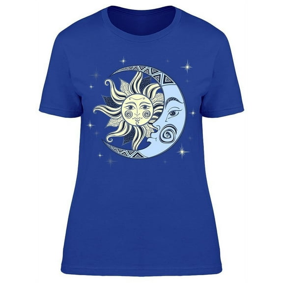 Moon And The Sun Ancient T-Shirt Women -Image by Shutterstock, Female 3X-Large