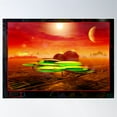 thumbnail image 1 of Moon Base 5912 Poster Wall Art, Modern Wall Decor For Living Room Bedroom, 12x18 UNFRAMED, 1 of 3