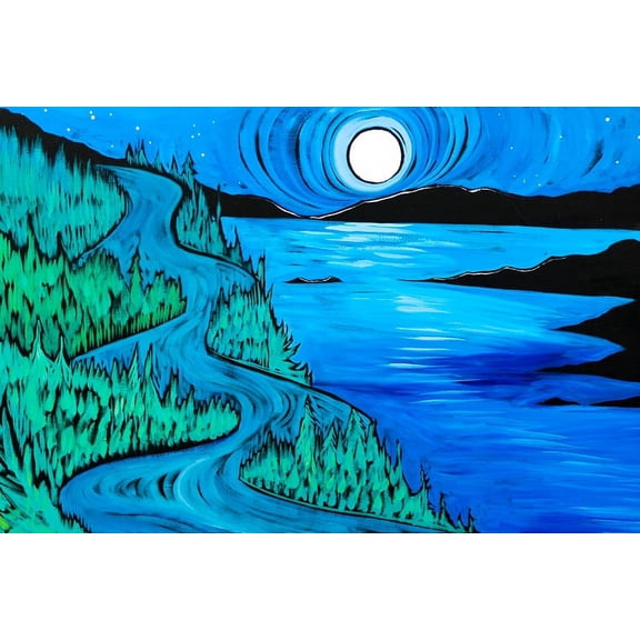 Moon Bay by Ben Mann Poster Print