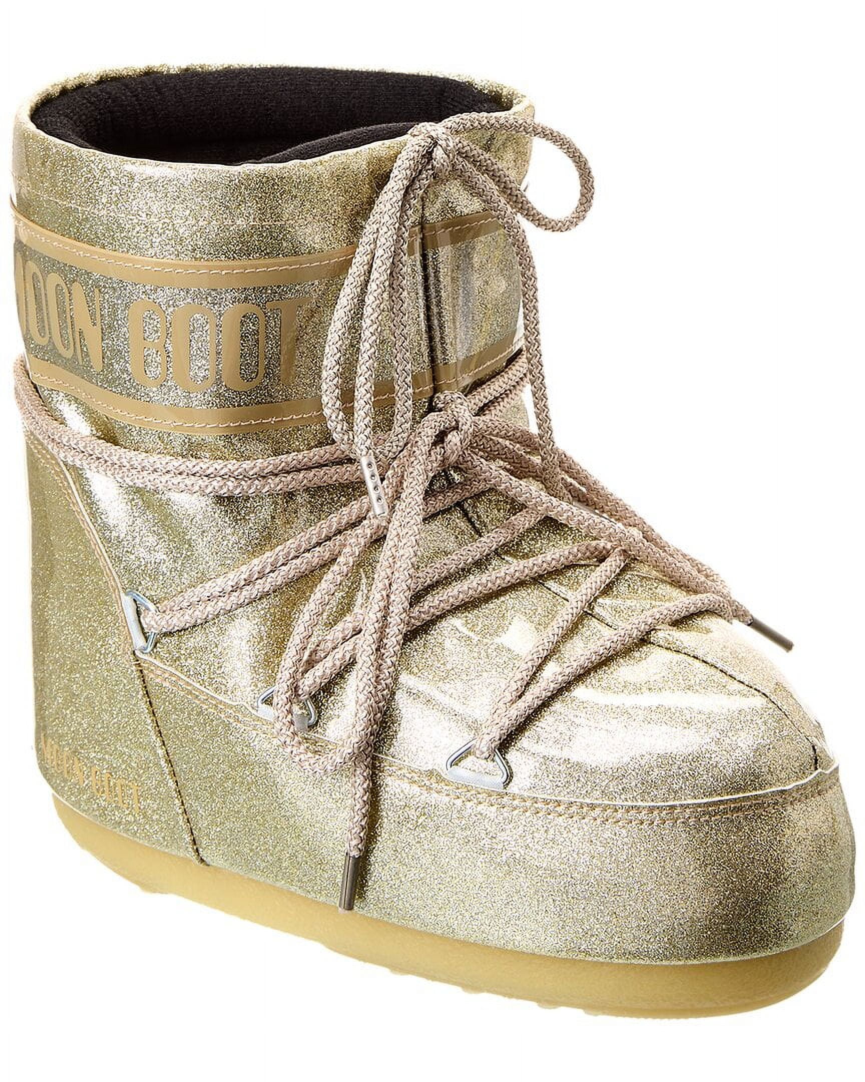 Moon boots gold glitter sale