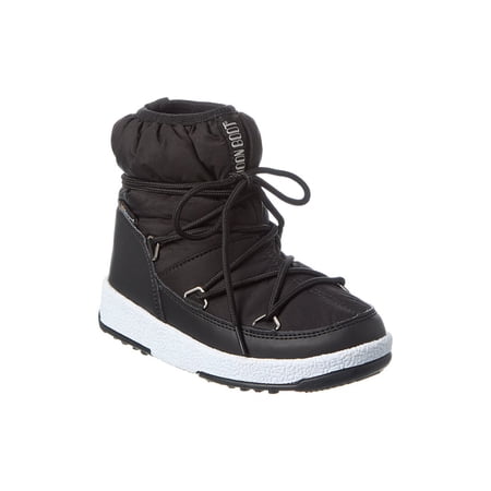 Moon Boot® Jr Girl Low Nylon Boot, 29, Black
