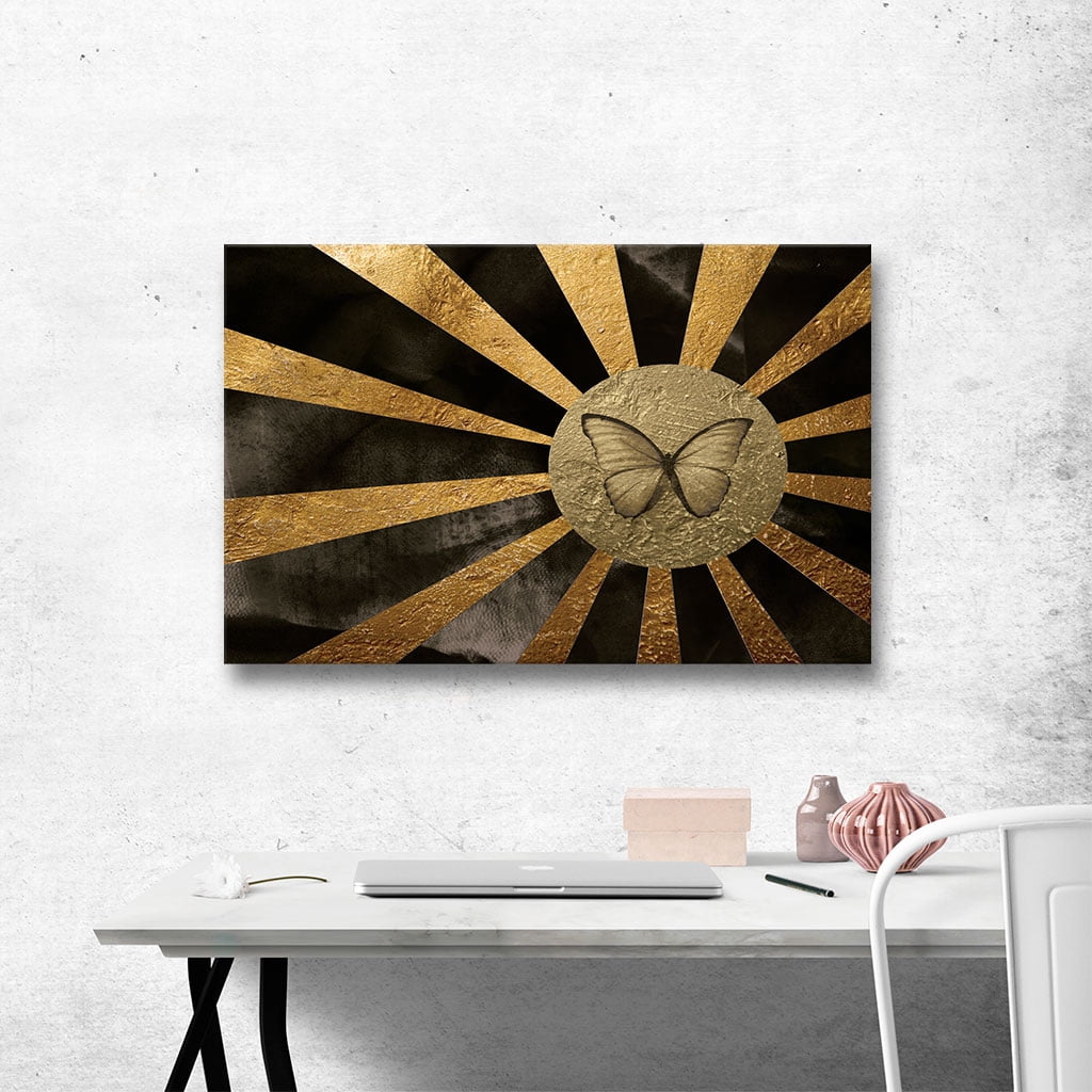 Moon Butterfly Gallery Wrapped Canvas