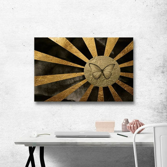 Moon Butterfly Gallery Wrapped Canvas