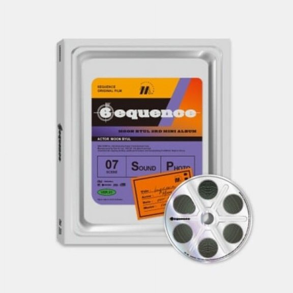 Moon Byul - 6Equence (Version 01) (incl. Photobook, Film Sticker & Binder, 6pc Mini Poster Set, Receipt Message, Pop-Up Card + 2 Photocards) - CD