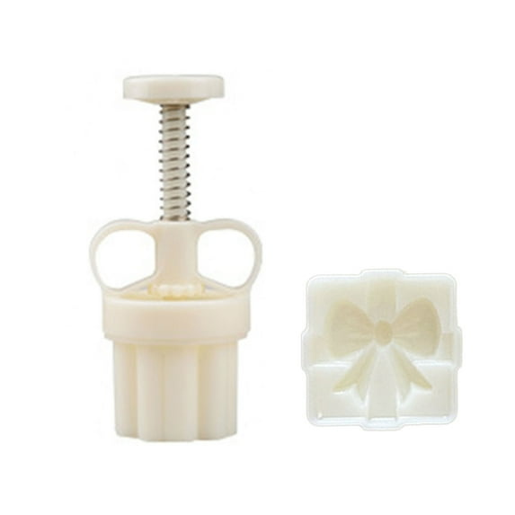 Moon Cake Cookie Stamps For Baking Bows Pattern For Mid-autumn Festival Hand-Pressure Mung Bean Cake Mold
