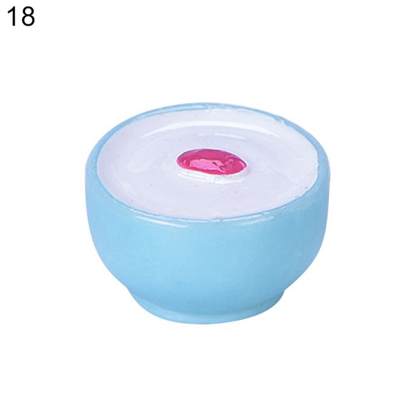 Moon Cake Kitchenware Lotus Mini Decor, Miniature Garden Decoration Gift for Mid-Autumn Festival