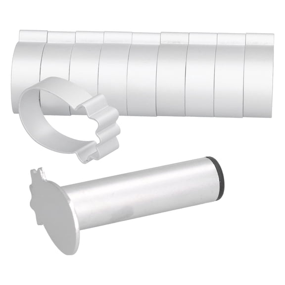 Moon Cake Maker,Stainless Steel ,Stainless Steel Cake Set Moon Cake Cookies Pastry Fondant Baking Tool for Kitchen